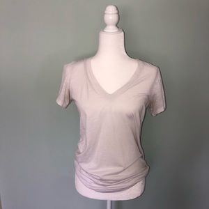 White V Neck Shirt
